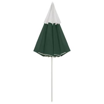 Stylish Green Beach Umbrella - 300 cm | UV Protection