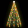 Colorful Christmas Tree Net Lights - 300 LEDs - 300 cm