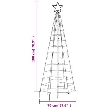 Christmas Tree Light with Spikes - 220 LEDs - 180 cm