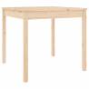 Garden Table 82.5x82.5x76 cm - Solid Wood Pine for Outdoor Use