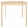 Garden Table 82.5x82.5x76 cm - Solid Wood Pine for Outdoor Use