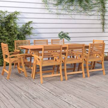 Garden Table 200x90 cm | Solid Acacia Wood | Hipomarket