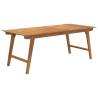 Garden Table 200x90 cm | Solid Acacia Wood | Hipomarket