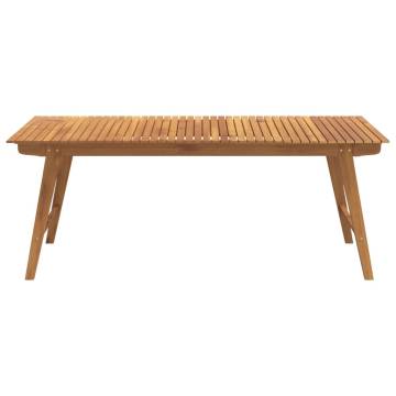 Garden Table 200x90 cm | Solid Acacia Wood | Hipomarket