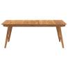 Garden Table 200x90 cm | Solid Acacia Wood | Hipomarket