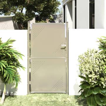 Stylish Stainless Steel Garden Gate 100x180 cm - Secure Entryway