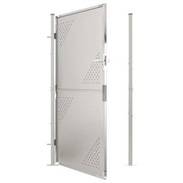 Stylish Stainless Steel Garden Gate 100x180 cm - Secure Entryway