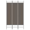 3-Panel Anthracite Room Divider - 120x220 cm Fabric