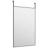 Door Mirror Black 50x80 cm – Stylish & Space-Saving