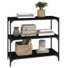 Book Cabinet Black 80x33 cm - Stylish Storage Solution