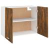 Hanging Cabinet Smoked Oak - 80x31x60 cm Engineered Wood