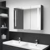 LED Bathroom Mirror Cabinet 89x14x62 cm Shining Black Colour shining black Size 89 x 14 x 62 cm Quantity in Package 1 