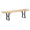 Bench 160 cm Solid Mango Wood - Stylish & Durable Furniture