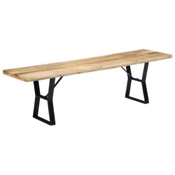 Bench 160 cm Solid Mango Wood - Stylish & Durable Furniture