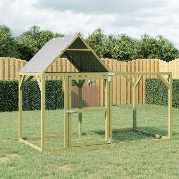 Chicken Coop 200x100x150 cm Solid Pine - Safe & Comfortable