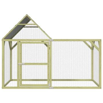 Chicken Coop 200x100x150 cm Solid Pine - Safe & Comfortable