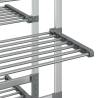 Aluminium Laundry Drying Rack with Wheels - 89x64x129 cm