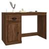 Stylish Brown Oak Desk with Drawer | 115x50x75 cm