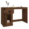 Stylish Brown Oak Desk with Drawer | 115x50x75 cm