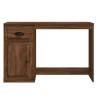 Stylish Brown Oak Desk with Drawer | 115x50x75 cm