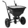 Walk Behind Salt Spreader - Durable PVC & Steel, 45L Capacity