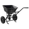 Walk Behind Salt Spreader - Durable PVC & Steel, 45L Capacity