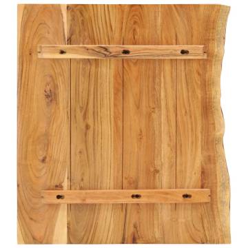 Solid Acacia Wood Bathroom Vanity Top | 80x52 cm