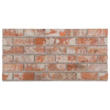 3D Wall Panels - Red Brick Design (10 pcs) | Hipomarket UK