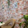 3D Wall Panels - Red Brick Design (10 pcs) | Hipomarket UK