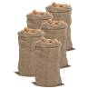 Jute Sacks 5 pcs 65x135 cm 100% Jute 340 gsm Size 65 x 135 cm Quantity in Package 5 