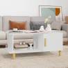 Coffee Table White 90x50x40 cm Engineered Wood Colour white Quantity in Package 1 