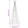 Christmas Tree Light with Spikes - 220 LEDs Warm White - 180 cm