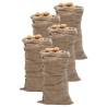 Jute Sacks 5 pcs 65x135 cm 100% Jute 220 gsm Size 65 x 135 cm Quantity in Package 5 