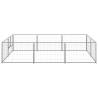 Durable Silver 6 m² Dog Kennel - Safe & Spacious Outdoor Play