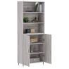 Stylish Highboard Grey Sonoma | 69.5x34x180 cm - Hipomarket