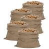 Jute Sacks 5 pcs 100x110 cm 100% Jute 340 gsm Size 100 x 110 cm Quantity in Package 5 