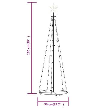 Christmas Cone Tree with 84 LEDs - Warm White Decoration