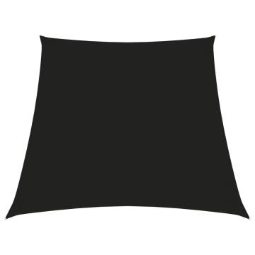 Trapezium Sunshade Sail - Black Oxford Fabric 2/4x3 m | HiPO Market