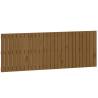 Honey Brown Wall Headboard | Solid Pine Wood 166x3x60 cm