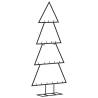 Metal Christmas Tree for Decoration - Black 90 cm | HipoMarket