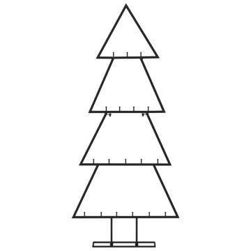 Metal Christmas Tree for Decoration - Black 90 cm | HipoMarket