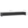 Monitor Stand High Gloss Grey - Ergonomic Design