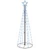 Illuminated Christmas Cone Tree Blue 108 LEDs - 180 cm