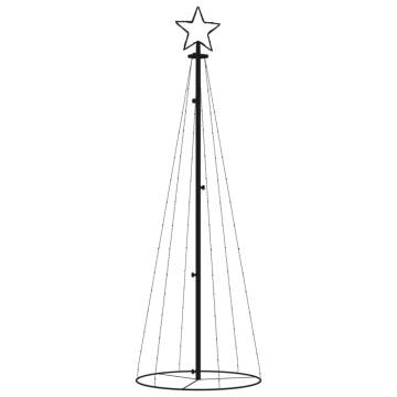 Illuminated Christmas Cone Tree Blue 108 LEDs - 180 cm