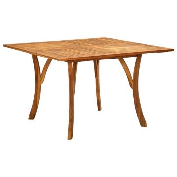 Garden Table 120x120 cm - Solid Acacia Wood | Hipomarket