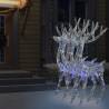 XXL Acrylic Christmas Reindeers - 250 LED Multicolour (3 pcs)