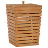 Laundry Basket 30x30x45 cm Solid Teak Wood | HipoMarket