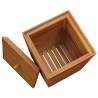 Laundry Basket 30x30x45 cm Solid Teak Wood | HipoMarket