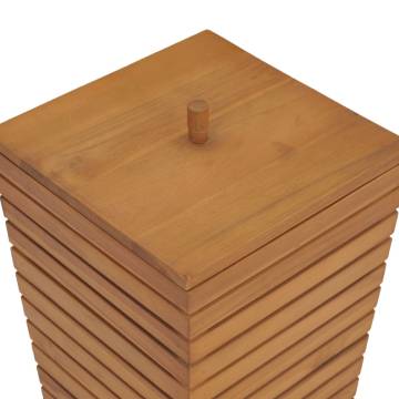 Laundry Basket 30x30x45 cm Solid Teak Wood | HipoMarket