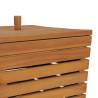 Laundry Basket 30x30x45 cm Solid Teak Wood | HipoMarket